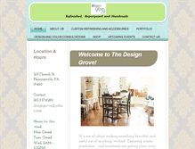 Tablet Screenshot of designgrovecrafts.com